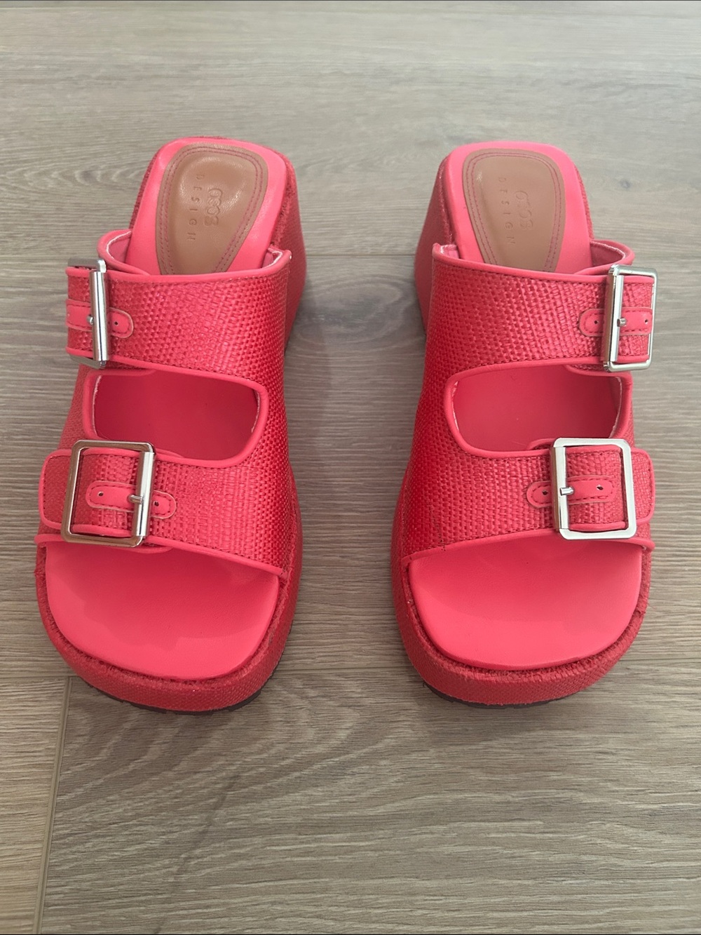 Women’s Double-Buckle Slide Sandals